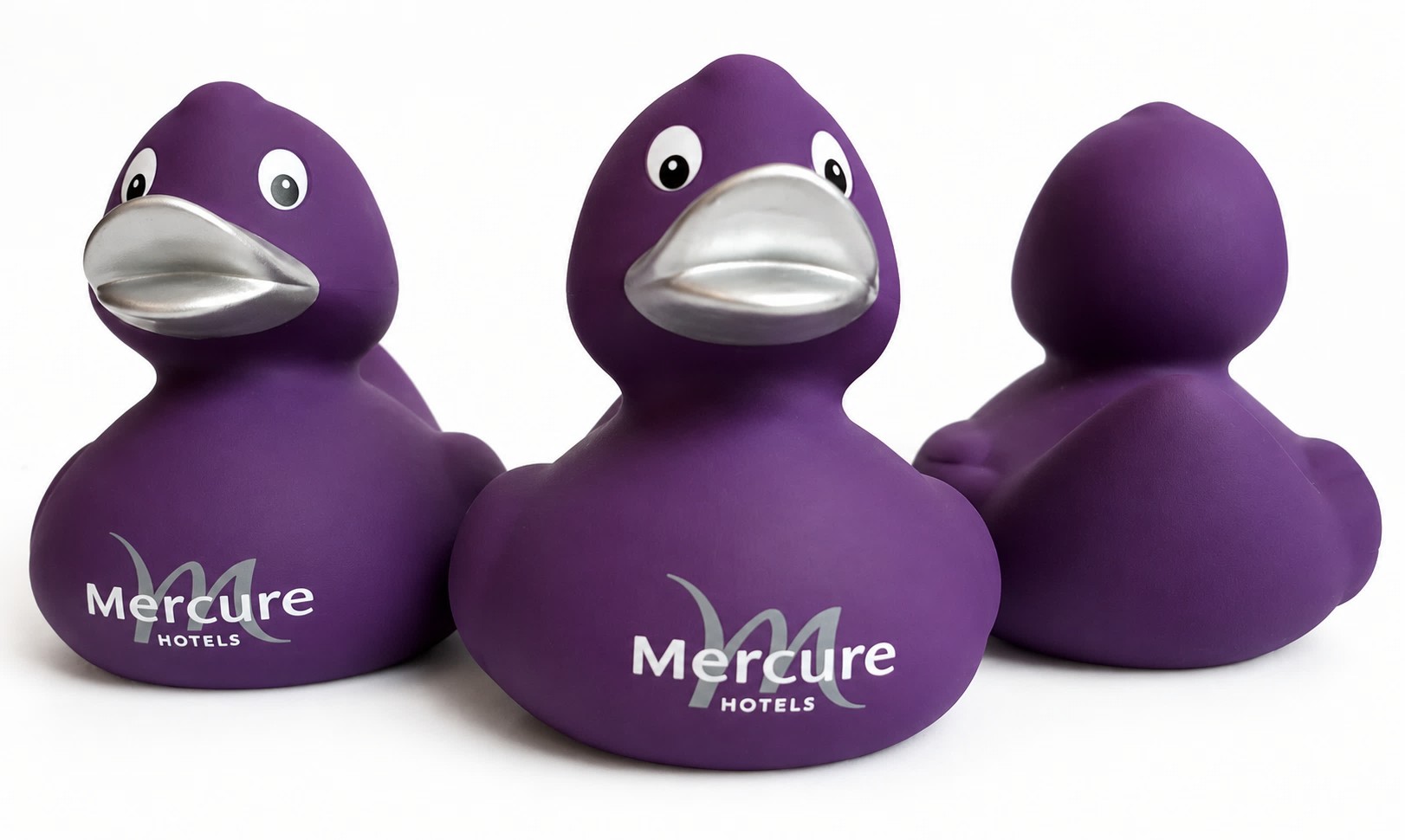 Paars met mercure logo